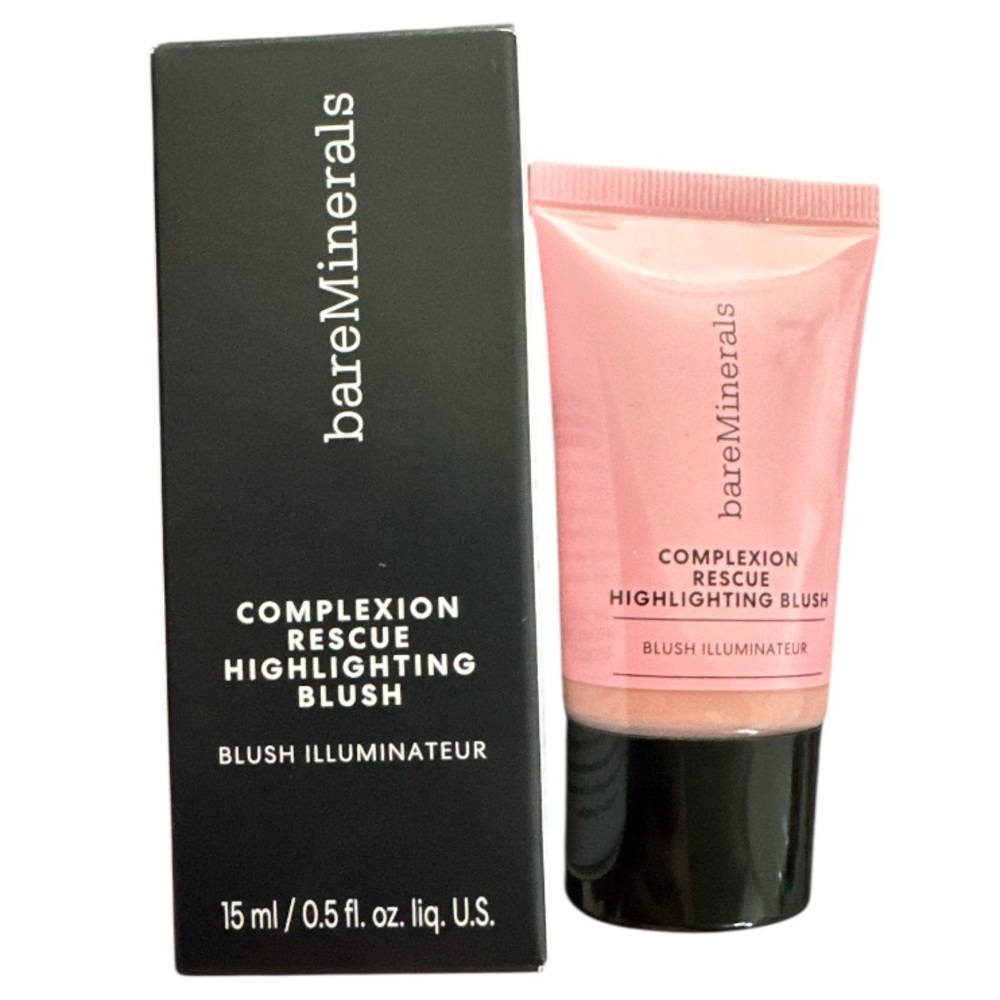 bareMinerals Complexion Rescue Highlighting Blush-Illuminateur PINK GLOW NIB